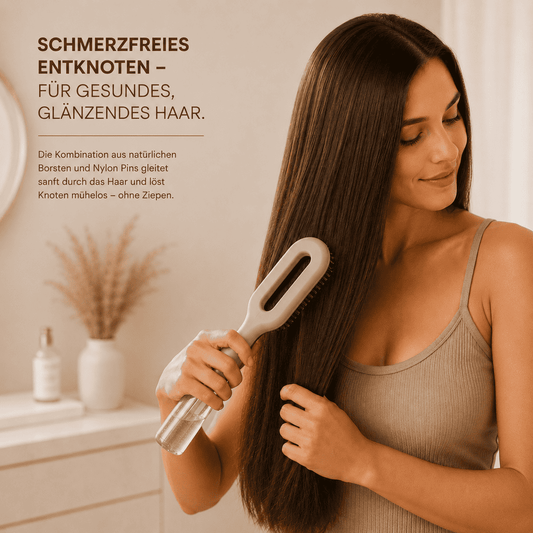Elira Glow – Smarte 2 in 1 Sprüh-Haarbürste