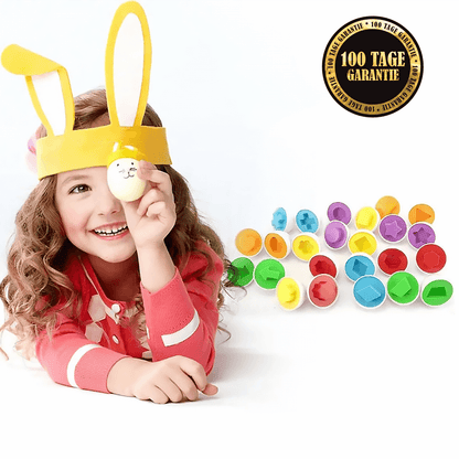 Lekaya´s Puzzlix - Smarte Puzzle Eier fördern Form- & Farbgefühl