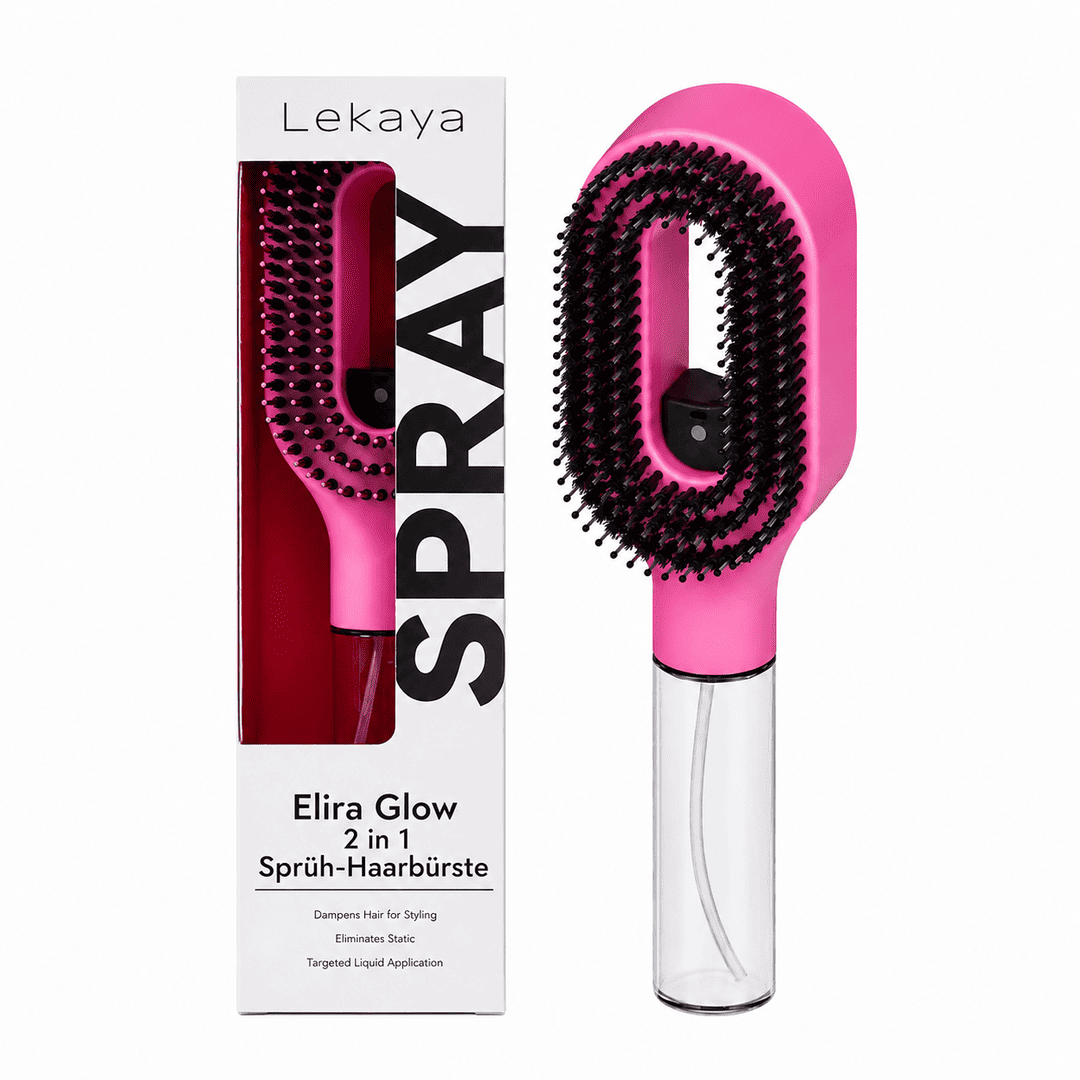 Elira Glow – Smarte 2 in 1 Sprüh-Haarbürste