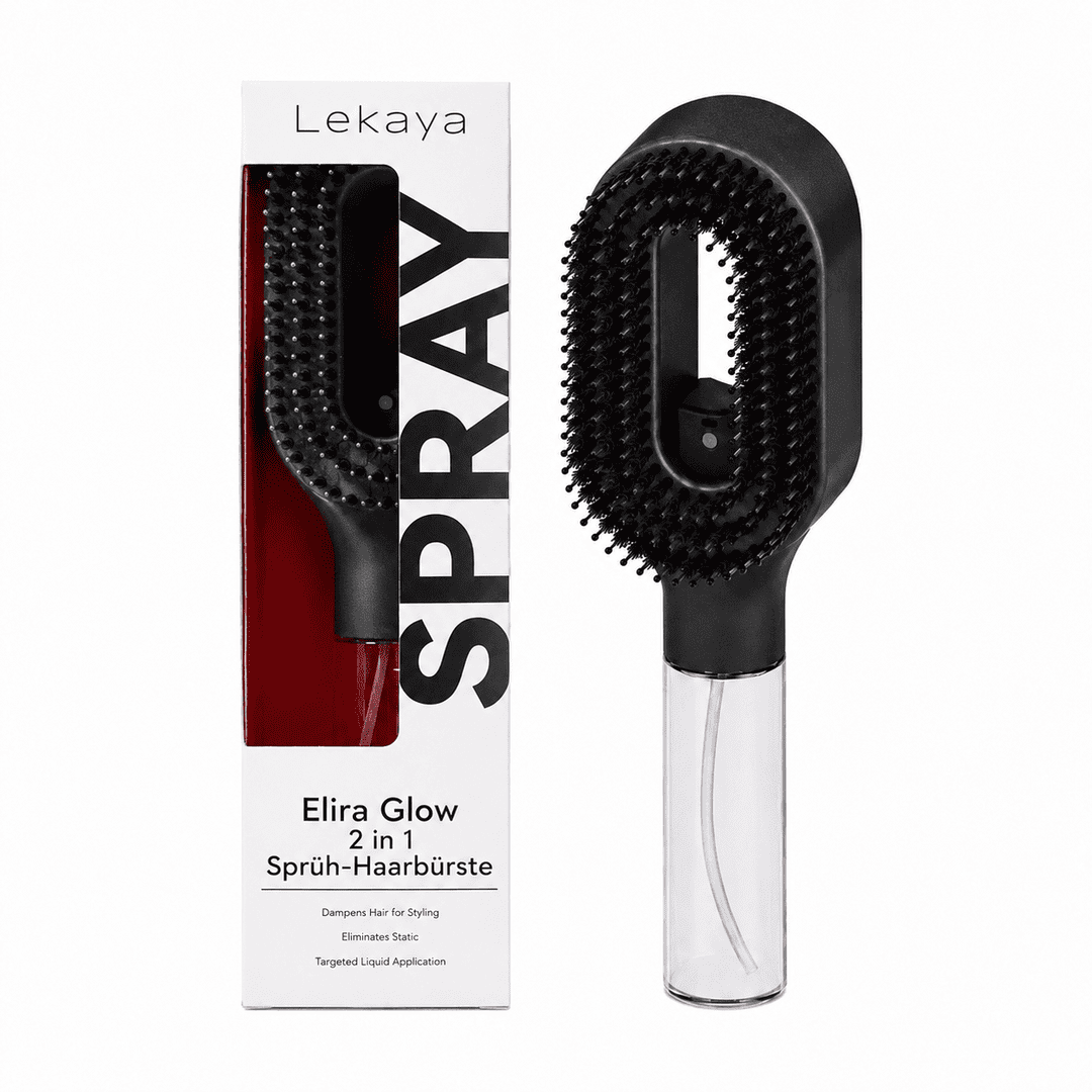 Elira Glow – Smarte 2 in 1 Sprüh-Haarbürste